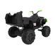 Детский квадроцикл Quad XL ATV 2,4 ГГц Черно-зеленый + Пульт дистанционного управления + привод 4x4 + багажник + свободный запуск + EVA + светодиодный индикатор звука Czarny zielony PA.BDM0909.2.4GHZ.CZ-ZIE фото 8