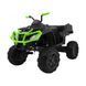 Детский квадроцикл Quad XL ATV 2,4 ГГц Черно-зеленый + Пульт дистанционного управления + привод 4x4 + багажник + свободный запуск + EVA + светодиодный индикатор звука Czarny zielony PA.BDM0909.2.4GHZ.CZ-ZIE фото 1