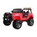 Дитячий позашляховик Jeep Monster 4x4 Червоний + Пульт + Регулювання сидіння + MP3 LED + Багажник + Рюкзак Червоний PA.WXE1688.CR фото 1