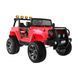 Дитячий позашляховик Jeep Monster 4x4 Червоний + Пульт + Регулювання сидіння + MP3 LED + Багажник + Рюкзак Червоний PA.WXE1688.CR фото 3