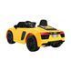 Дитячий електромобіль Audi R8 Spyder на акумуляторі Жовтий + Пульт + EVA + Free Start + Радіо MP3 + LED Жовтий PA.JJ2198.ZOL фото 2