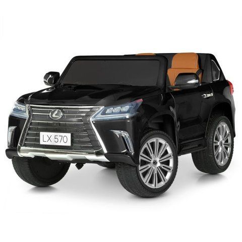 Дитячий Електромобіль Lexus LX 570 (Чорний) Лакований для дітей від 1 року M 3906(MP4)EBLRS-2 фото