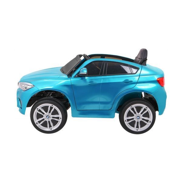 Электромобиль BMW X6M, детский внедорожник, синяя краска + пульт дистанционного управления Синий PA.JJ2199.EXL.NIE фото