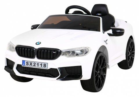 Дитяча спортивна машинка BMW M5 білого кольору з функцією дрифту для дітей від 1 року 1037 фото