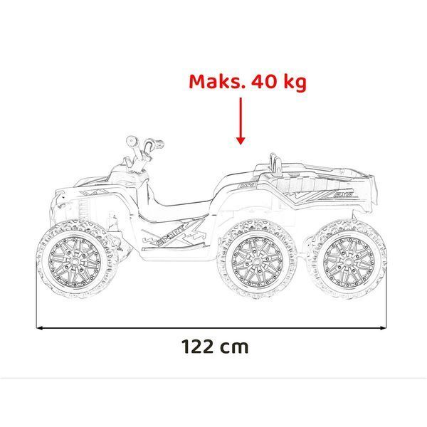 Квадроцикл Quad Sport TX Черный Чёрный PA.HL699.CZ фото