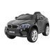 Электромобиль BMW X6M, детский внедорожник, синяя краска + пульт дистанционного управления Чёрный PA.JJ2199.EXL.CZ фото