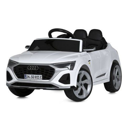 Авто на акумуляторі Audi для дітей Білий Одномісний дитячий Audi M 5899EBLR-1 фото