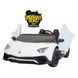 Автомобиль Lamborghini Aventador SV на аккумуляторе для 2 детей Синий + Пульт 2,4 ГГц + Пена EVA + Аудиосветодиод Белый PA.A8803.BIA фото