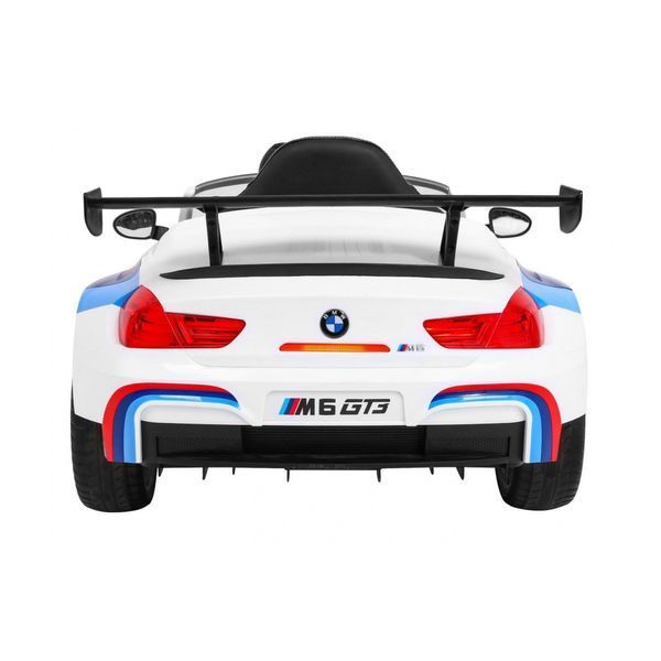 Дитячий автомобіль BMW M6 GT3 на акумуляторі Білий + Повітря + Звуки MP3 Світло + Пульт Білий PA.6666R-M6.BIA фото