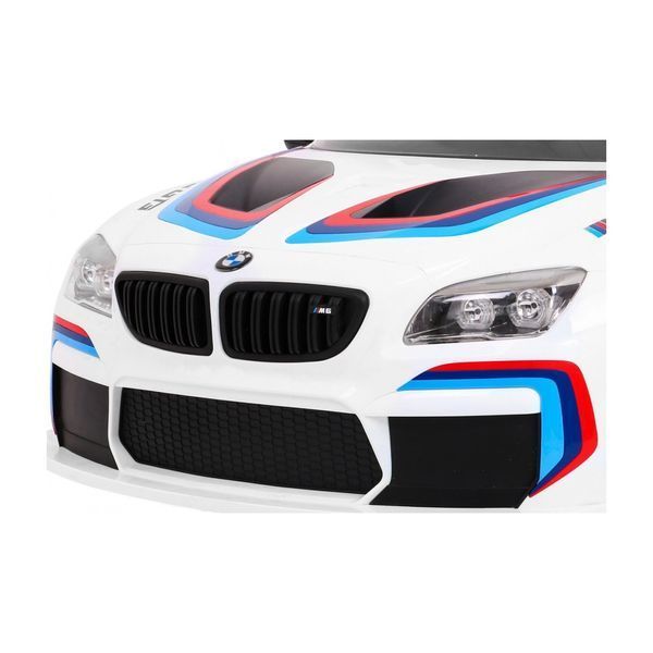 Дитячий автомобіль BMW M6 GT3 на акумуляторі Білий + Повітря + Звуки MP3 Світло + Пульт Білий PA.6666R-M6.BIA фото