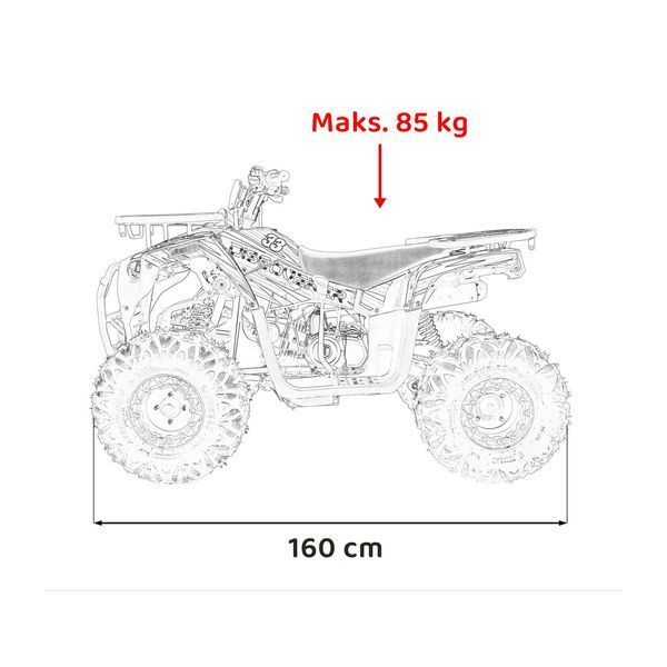 Квадроцикл бензиновий 125CC DISCOVERER Червоний PSP.ATV009.8.CR фото