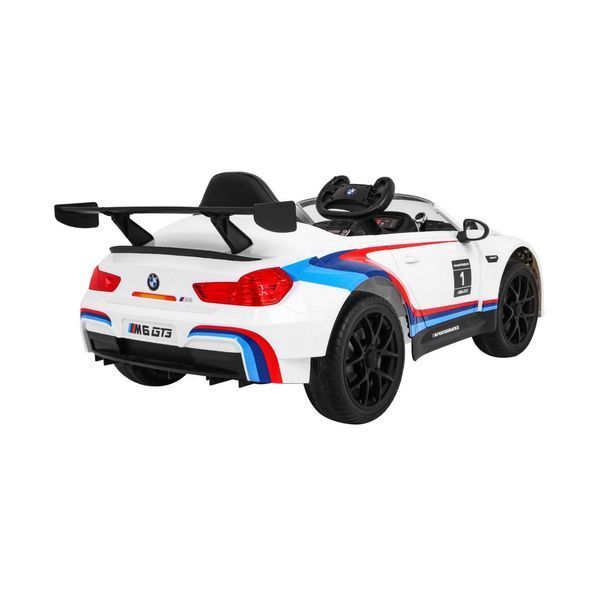 Дитячий автомобіль BMW M6 GT3 на акумуляторі Білий + Повітря + Звуки MP3 Світло + Пульт Білий PA.6666R-M6.BIA фото