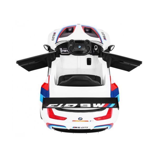 Дитячий автомобіль BMW M6 GT3 на акумуляторі Білий + Повітря + Звуки MP3 Світло + Пульт Білий PA.6666R-M6.BIA фото