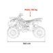 Квадроцикл бензиновий 125CC DISCOVERER Червоний PSP.ATV009.8.CR фото 3