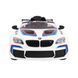 Дитячий автомобіль BMW M6 GT3 на акумуляторі Білий + Повітря + Звуки MP3 Світло + Пульт Білий PA.6666R-M6.BIA фото 3