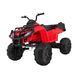 Детский квадроцикл Quad XL ATV 2,4 ГГц Черно-зеленый + Пульт дистанционного управления + привод 4x4 + багажник + свободный запуск + EVA + светодиодный индикатор звука Красный PA.BDM0909.2.4GHZ.CR фото