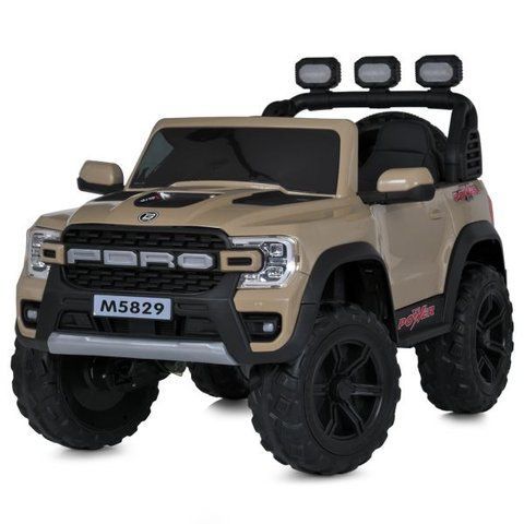 Електромобіль дитячий  Ford (Бежевий) для дітей від 1 року M 5829EBLR-13 фото