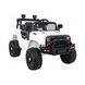 Автомобіль дитячий Jeep Dark Night на акумуляторі Білий + Повільний старт + EVA + Audio LED Білий PA.BDM0922.BIA фото 10