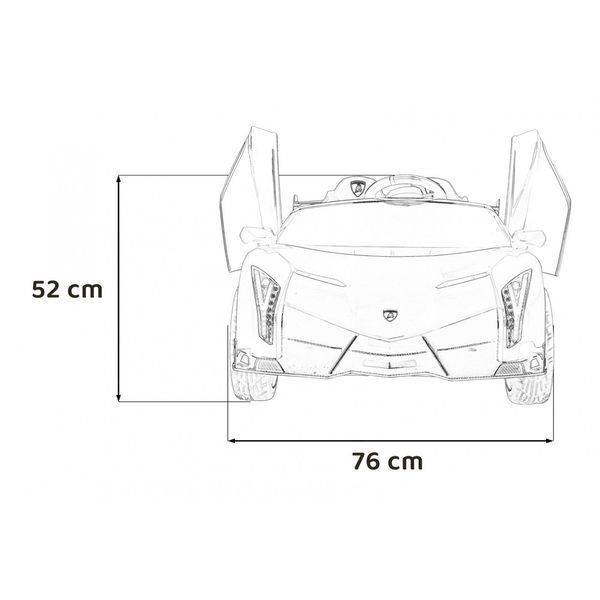 Красный автомобиль Lamborghini Veneno Красный PA.XMX-615.CR фото