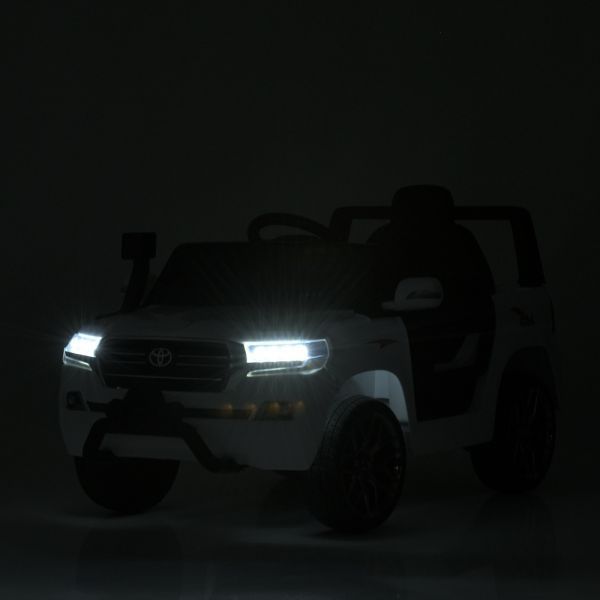 Електромобіль Toyota Land Cruiser для дітей  (Білий) M 5101EBLR-1 фото
