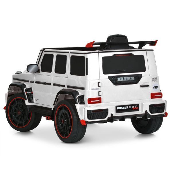 Электромобиль Mercedes-Benz G63 BRABUS (Белый) M 6257EBLR-1 фото