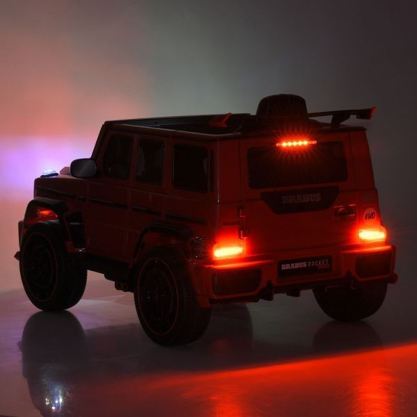 Электромобиль Mercedes-Benz G63 BRABUS (Белый) M 6257EBLR-1 фото