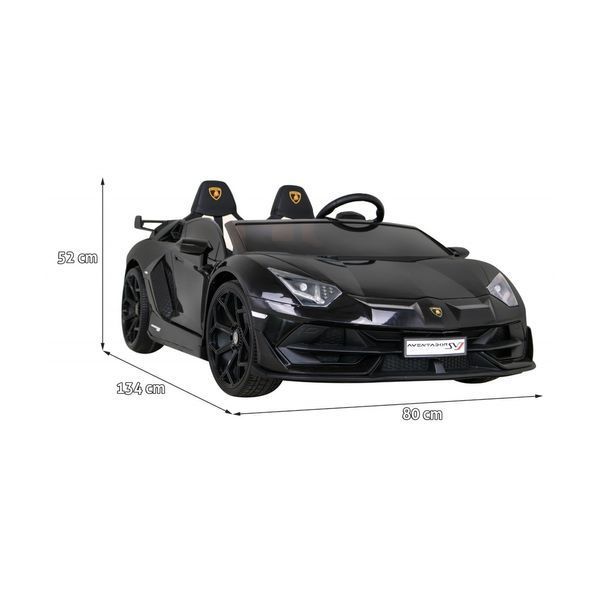 Lamborghini SVJ DRIFT для 2 детей Черный + Функция Drift + Пульт дистанционного управления + MP3 LED + Бесплатный запуск Чёрный PA.SX2028.CZ фото