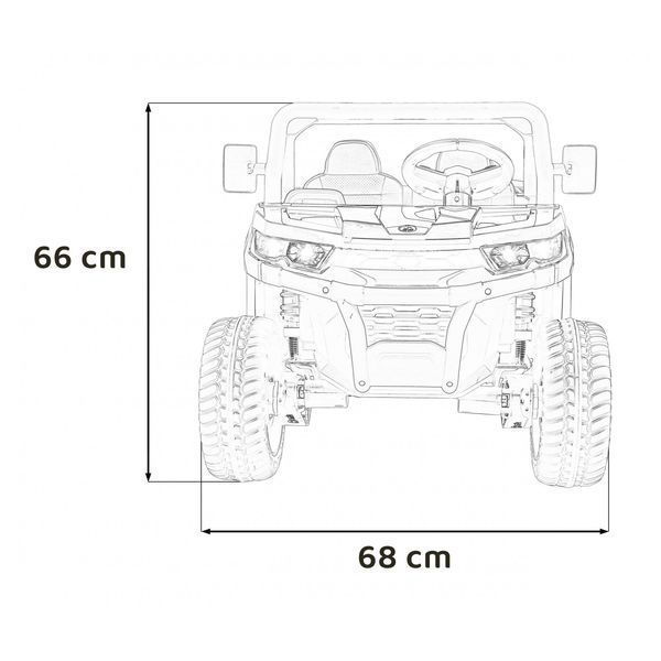 Баггі для дітей Pick-Up Speed ​​​​900 дитячий Червоний + привід 4х4 Червоний PA.XMX-623.CR фото