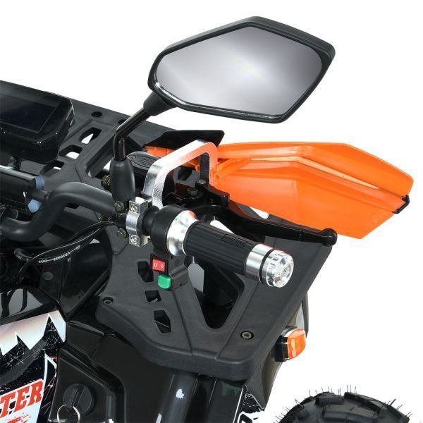 Электро-квадроцикл (Чёрный) HB-EATV1450F-P-2-7(MP3) V2 фото