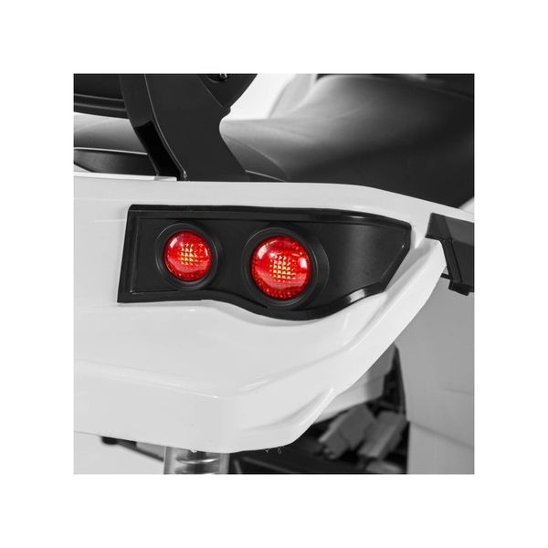 Дитячий квадроцикл на акумуляторі Білий + Колеса EVA + MP3 Радіо + LED + Безкоштовний старт Білий PA.BDM0906.BIA фото