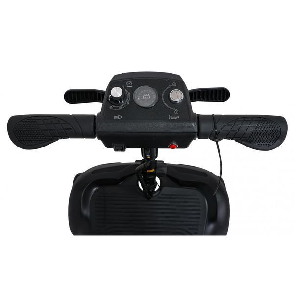 Четырехколесный электросамокат для пенсионеров EasyGo Black Чёрный PA.YL985.CZ фото