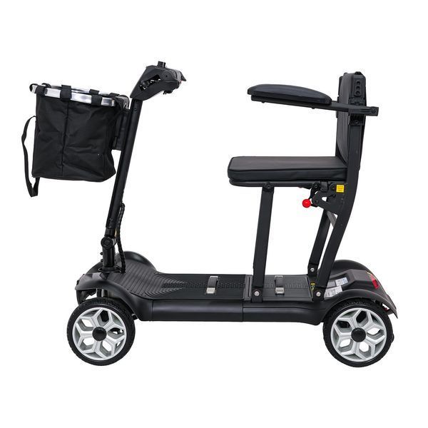 Четырехколесный электросамокат для пенсионеров EasyGo Black Чёрный PA.YL985.CZ фото