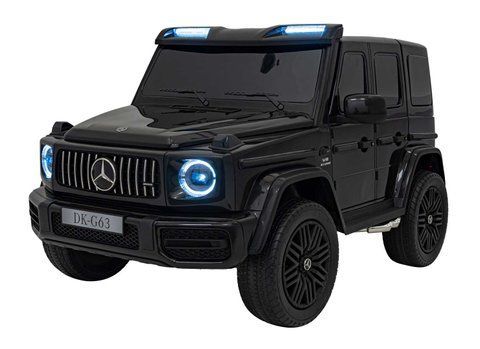 Дитячий електромобіль на акумуляторі Mercedes Benz G63 AMG XXL на дві дитини Чорного кольору 13131 фото
