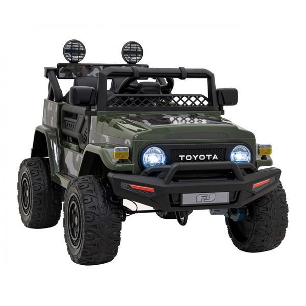 Toyota FJ Cruiser для детей Моро + Пульт ДУ + Привод 4х4 + Аудио светодиод + EVA + Бесплатный старт Камуфляж PA.JJ2099.ZIE фото
