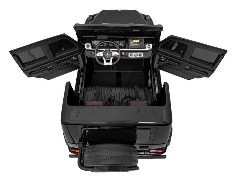 Детский электромобиль на аккумуляторе Mercedes Benz G63 AMG XXL на два ребенка Черного цвета 13131 фото
