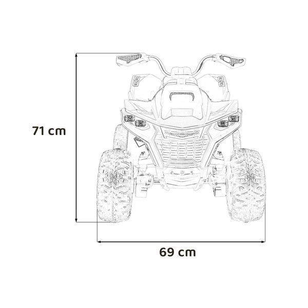 Автомобиль Quad Fast Wheel Белый Белый PA.XMX-652.BIA фото