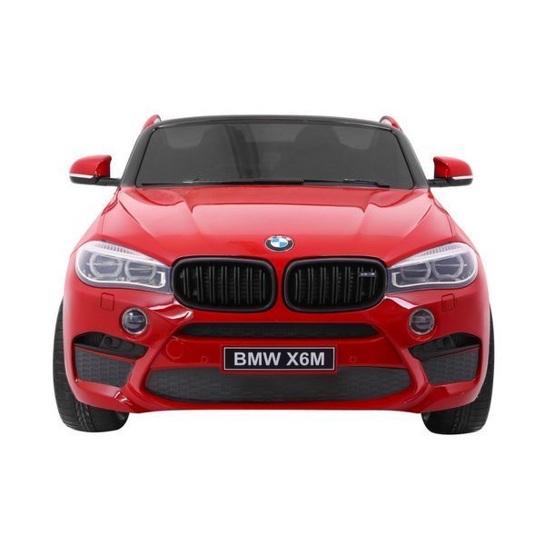 Позашляховик BMW X6M XXL для 2 дітей Червона фарба + Пілот + Екошкіра Червоний PA.JJ2168.EXL.CR фото