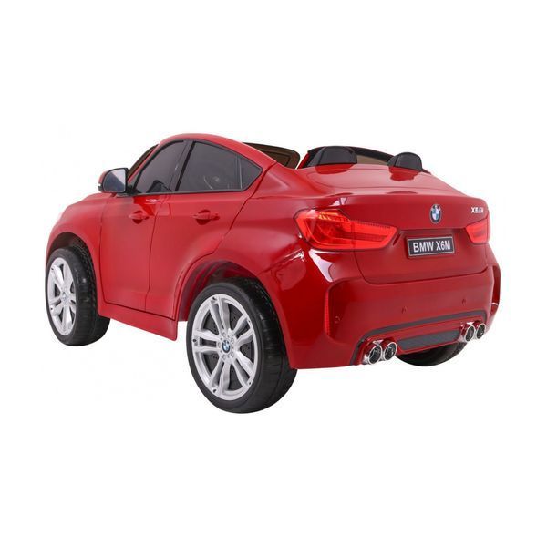Позашляховик BMW X6M XXL для 2 дітей Червона фарба + Пілот + Екошкіра Червоний PA.JJ2168.EXL.CR фото