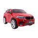 Позашляховик BMW X6M XXL для 2 дітей Червона фарба + Пілот + Екошкіра Червоний PA.JJ2168.EXL.CR фото 12