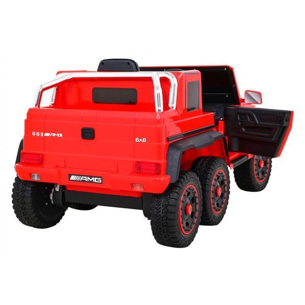 Автомобіль Mercedes G63 AMG на акумуляторі Червоний + Пульт + 6 дисків EVA + Free Start + MP3 LED Червоний PA.G63.CR фото