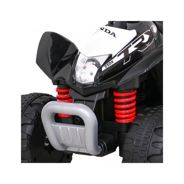 Квадроцикл Honda 250X TRX с аккумулятором Черный + Звуковой сигнал + Светодиод + Экокожа Чёрный PA.H3.CZ фото