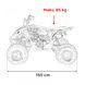 Квадроцикл бензиновий DESERT STORM LIFT Червоний PSP.ATV002.NEW.CR фото 3