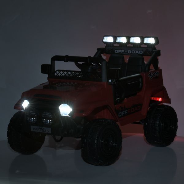 Електромобіль Jeep (Червоний) JJ2122EBLR-3 фото