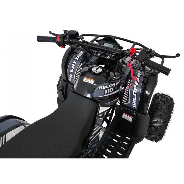 Квадроцикл бензиновий WILDPEAK 110cc Чорний PSP.ATV006.CZ фото