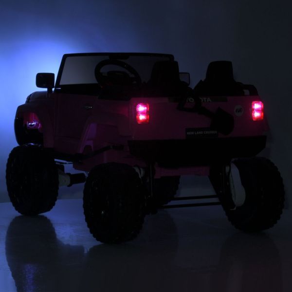 Дитячий електромобіль Джип Toyota (4 мотори 45W, MP3, USB, акум 24V7AH, пульт 2,4G  (Білий) M 6296EBLR-1(24V) фото