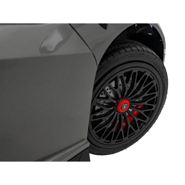Електромобіль Lamborghini Aventador SV на акумуляторі для 2 дітей Сірий + Безщітковий мотор + Надувні колеса + Audio LED Сірий PA.A8803.STRONG.SZA фото