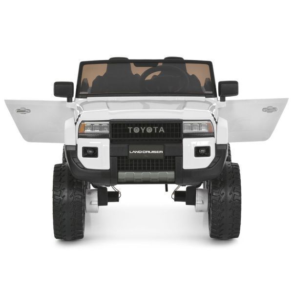 Дитячий електромобіль Джип Toyota (4 мотори 45W, MP3, USB, акум 24V7AH, пульт 2,4G  (Білий) M 6296EBLR-1(24V) фото