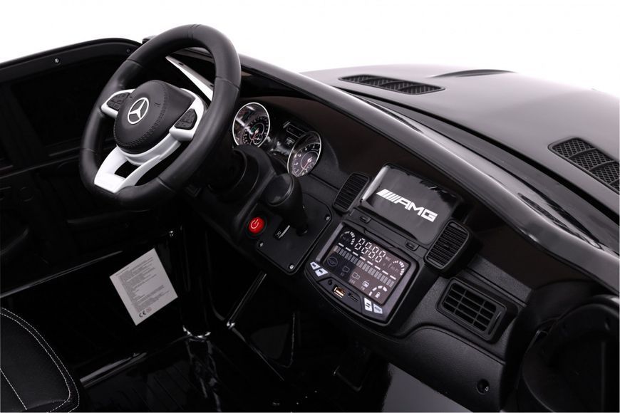 Детский электрокар Мерседес GLS63 AMG двухместный для детей от 1 года. 1153 фото