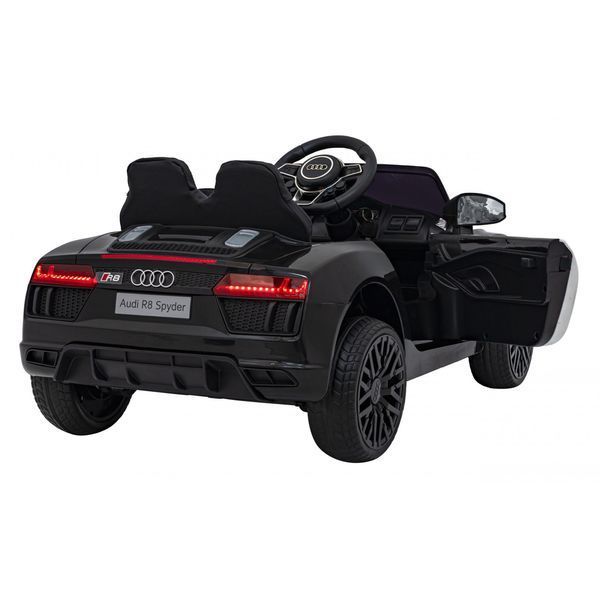 Дитячий електромобіль Audi R8 Police на акумуляторі Чорний PA.HL1818.POL фото