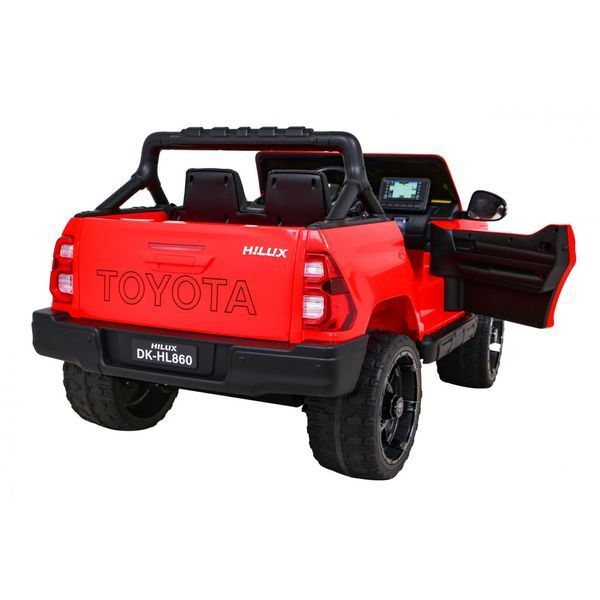 Детский Toyota Hilux на аккумуляторе Красный Пикап + 4х4 Привод + Пульт Дистанционного Управления Красный PA.DK-HL860.CR фото